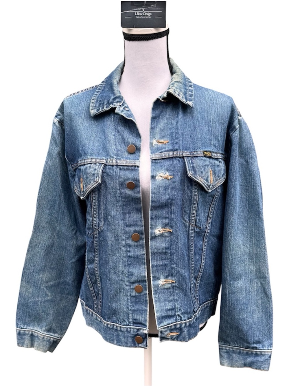 Vintage 1970 Wrangler Denim Jean Jacket Size 42
